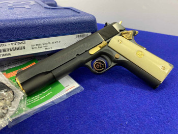 Colt Government .45ACP 5" *STUNNING GOLDEN ACCENTS* Mint Example-GID1158542832