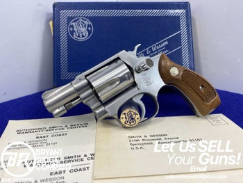 Smith Wesson 60 (No-Dash) .38 Spl 2" *COLLECTIBLE CHIEFS SPECIAL STAINLESS*-GID1159352434