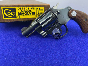 1970 Colt Detective Special .38 Spl Blue 2" **HIGH CONDITION "THIRD ISSUE"*