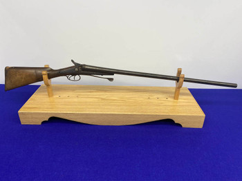 Belgian Double-Barrel Under Lever Hammer 12ga Blue 32" *ANTIQUE SHOTGUN*