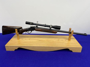 Winchester 1885 .22cal 25.25" *A. HUBALEK SPECIAL BARREL* Unertl Bv20 Scope