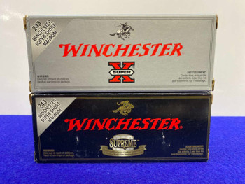 Winchester Supreme / Super-X .243 WSSM *EXCELLENT CXP2 HUNTING AMMO*