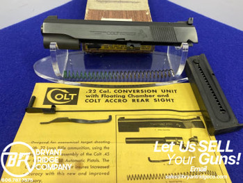 Colt's .22 Cal. Conversion Unit *FLOATING CHAMBER & COLT ACCRO REAR SIGHT*-GID1160465212