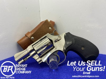 1982 Smith Wesson 36 .38S&W Spl 2" *DESIRABLE NICKEL "NO-DASH" SMITH*