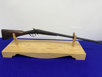 Belgian "Richards" Double-Barrel 12 Ga Blue *ANTIQUE SIDE-LEVER SHOTGUN*