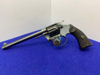 1911 Colt Police Positive 32 Colt 6" Blued *CLASSIC DOUBLE-ACTION REVOLVER*