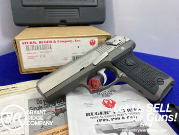 *1994 Ruger P94 9x19mm Stainless 4" *1ST YEAR MADE LOW SERIAL#* -SET 3/4-