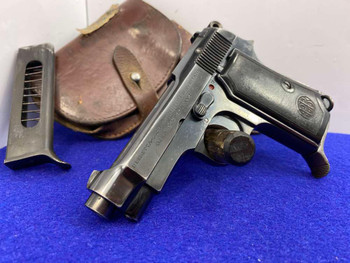 Beretta Model 1934 9mm Corto Blue 3 3/8" *INCREDIBLE ITALIAN ARMY MODEL*