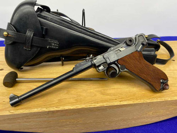 1915 DWM P.08 Luger 9mm Blue 8" *HISTORIC LONG-BARREL "ARTILLERY" VARIANT*