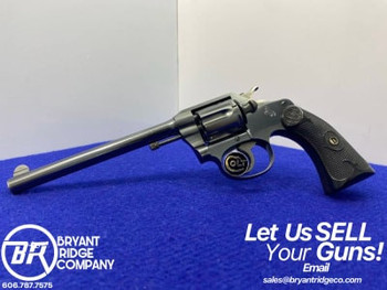 *1918 Colt Police Positive .32 NP Blue 6" *COLLECTIBLE FIRST ISSUE REVOLVER*