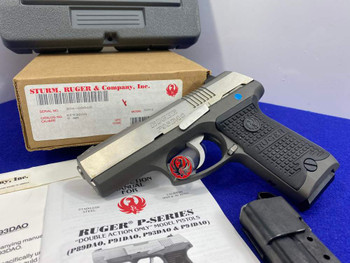 1994 Ruger P93DAO 9x19mm Stainless 3.75" *MATCHING LOW SERIAL# SET 2/4*