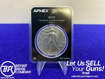 AMERICAN SILVER EAGLE -US Mint -2021 Issue- 1oz Silver -KEY TRANSITION DATE-GID1167049930