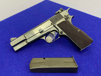 1973 Browning Hi-Power 9mm Blue 4 5/8" *BELGIAN MANUFACTURED PISTOL*