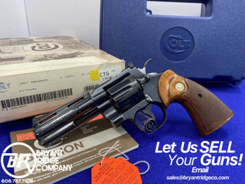 1993 Colt Python .357Mag Blued 4" *ICONIC VINTAGE SNAKE SERIES* Minty 