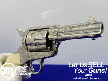 Colt Single Action Army .45 -JOHN ADAMS MASTER HAND ENGRAVED- 2nd Gen