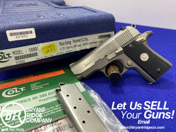 Colt Mustang Pocketlite .380 ACP SS *COMPACT LIGHTWEIGHT POCKET PISTOL*