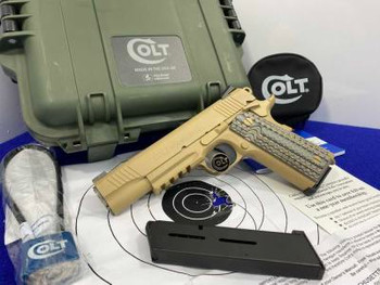2013 Colt Government CQB .45ACP Desert Sand *ULTRA RARE USMC ROLLMARKING*