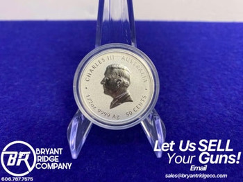 (1)* 2025 Australian Snake Coin *1/2 Troy Ounce .9999 PURE SILVER*