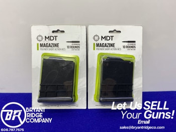 *MDT AICS BLACK POLYMER SHORT ACTION MAGAZINES* .223 Rem TWO 10-Round
