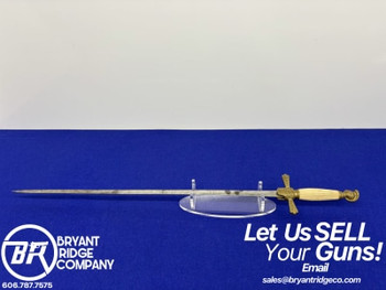 Antique Fraternal Sword Knight Pommel *OUTSTANDING DISPLAY PIECE*