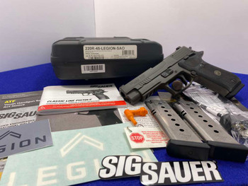 2022 Sig Sauer P220 Legion .45 ACP Gray *AWESOME SINGLE-ACTION-ONLY MODEL*