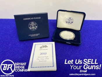 *2010 American Silver Eagle -RARE PROOF COIN- 1 Troy Ounce .999 FINE SILVER