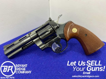 1975 Colt Python .357 Mag Blue 4" *CLASSIC SNAKE SERIES REVOLVER*