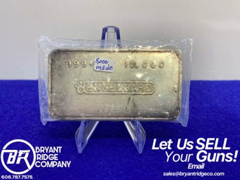 *Engelhard -VINTAGE Silver Bar- RARE Bull Stamped .999 SILVER Factory Sealed