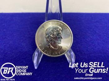 (1)* 2021 Canadian Maple Leaf *1 Troy Ounce PURE SILVER .9999*
