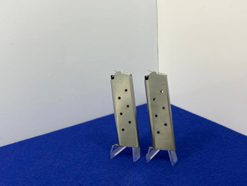 Kimber 1911 .45 ACP OEM Magazines (2) Stainless Steel *CLEAN PAIR*