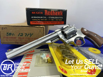 1984 Ruger Redhawk .44 Mag SS 7.5" *VINTAGE DOUBLE/SINGLE-ACTION REVOLVER*