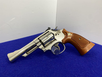 Smith Wesson 19-4 .357 Mag 4" *GORGEOUS NICKEL MODEL* Pinned and Recessed