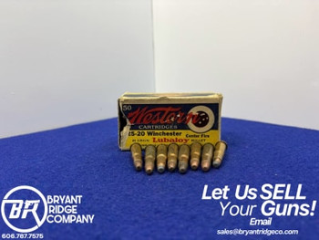 .25-20 Win Western Ammo 86gr Lubaloy 50rd *VINTAGE CLASSIC*