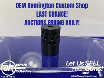 Unreamed 3-Hole Muzzle Brake Blue/Blk *1/2x28 THREAD/ .22 ID/ .85 OD*-GID1171134912