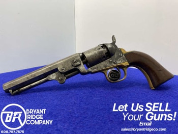 1864 Colt 1849 Pocket .31 White 5" -ANTIQUE BLACK POWDER REVOLVER- Amazing 