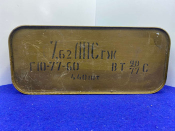 440 Rounds of 7.62mm Military Ammunition Can *SEALED SOVIET "SPAM CAN"*