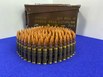 200 Rounds of 7.62x51mm NATO Ammunition *FANTASTIC RIFLE AMMO*
