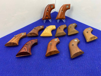 Lot of 11 Wooden Ruger Replacement Grips - *EXCEPTIONAL SUBSTITUTE GRIPS*