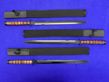 3 Total Fighting Knife & Sword Set *US 1942- REPLICA KNIFE SET*