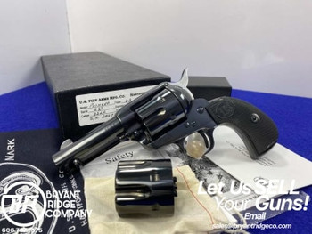 USFA Plinker .22LR/Mag Dome Blued 3.5" *ULTRA RARE BIRDSHEAD DUAL CYLINDER*