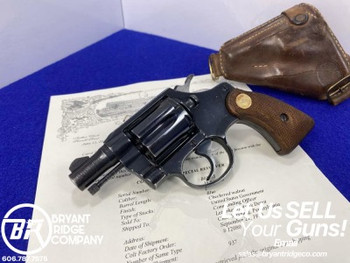1970 Colt Detective Special 38Spl 2" *SHIPPED TO US GOV COMMANDING OFFICER*
