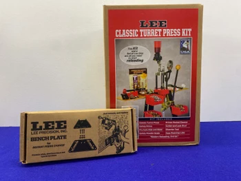 Lee Classic Turret Press Kit & Lee Bench Plate *NEW IN BOX RELOADING SETUP*
