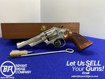 Smith & Wesson 27-2 .357 Mag Nickel 6" *RARE BRIGHT NICKEL 3T'S MODEL*
