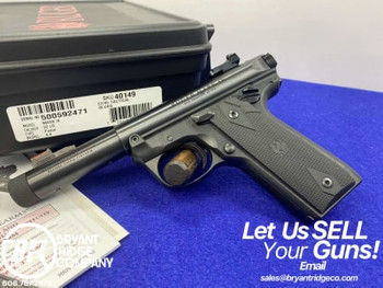 2023 Ruger MKIV Tactical .22 LR 4.4" *INCREDIBLE THREADED BARREL EXAMPLE*