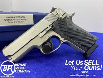 Smith Wesson 4516-2 .45ACP SS 3 3/4" *INCREDIBLE SEMI-AUTOMATIC PISTOL*