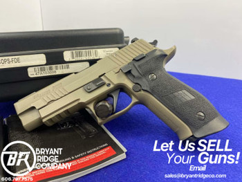 2016 Sig Sauer P226 Tacops 9mm FDE 4.4" *INCREDIBLE DISCONTINUED MODEL*