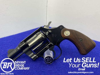 1954 Colt Cobra .38 Spl Blue 2" *FIRST ISSUE EXAMPLE*