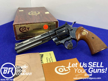 1977 -Vintage- Colt Python .357 Mag Blue 6" *WORLD RENOWNED SNAKE SERIES*