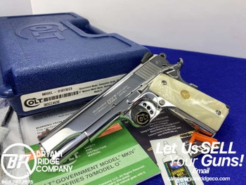 Colt Government Competition .38 Super *STUNNING MIRRORED BRIGHT STAINLESS*