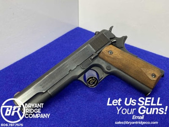 1917 Colt 1911 US Army 45ACP 5" *ICONIC WWI ERA 1911* GHS Inspector Stamp